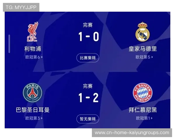 欧冠第五轮恐现大洗牌！多支豪门命运未定